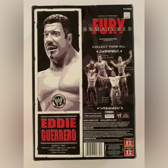 WWE Eddie Guerrero Unmatched Fury Figure, Jakks 2007 NEW! Excellent! - Picture 2 of 5